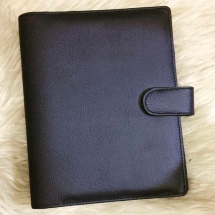 

ORIGINAL BINDER KULIT POLOS PREMIUM A5 B5 READY STOCK