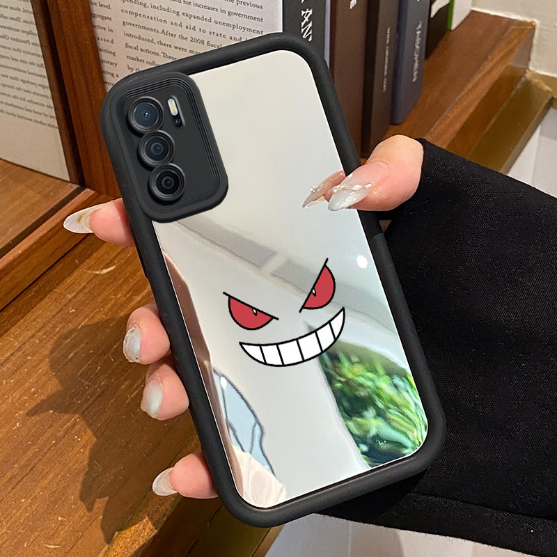 Casing Hp OPPO A16 OPPO A16s OPPO A54s Case Casing HP pola Tertawa Kesing Cesing cermin Kasing Silik