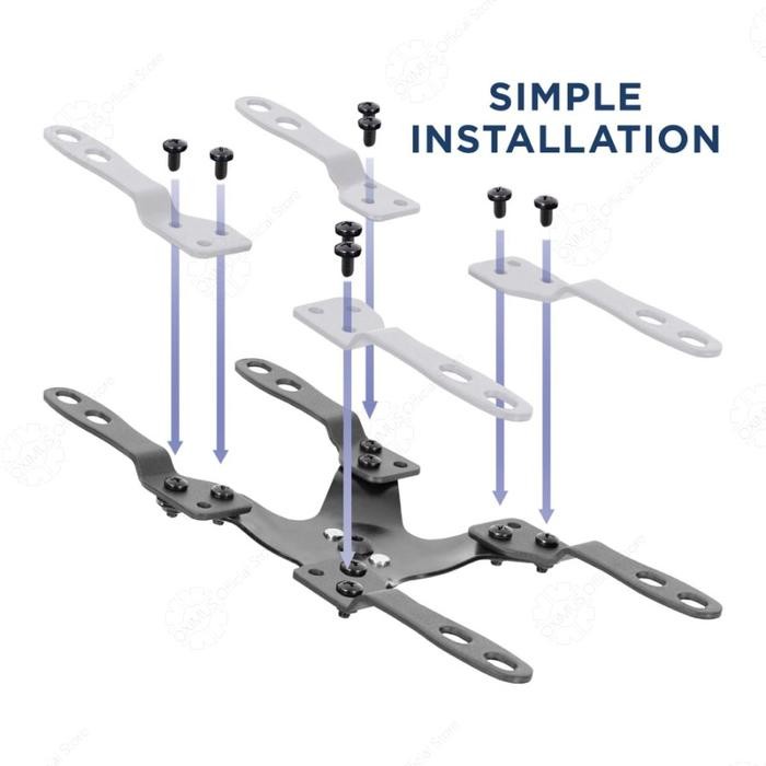 

Extender VESA Adapter 75x75 - 100x100 jadi 200x200mm OXIMUS EV75 Accessories Accessories