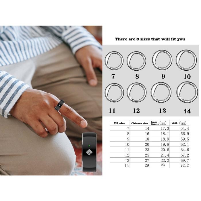 (Expert) Durouin-CODequantu zikir ring / QB708 tasbih digital / cincin tasbih digital / cincin