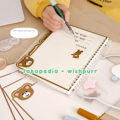

Buku Binder B5 Note File Holder Motif Beruang 60 Lembar Loose Leaf