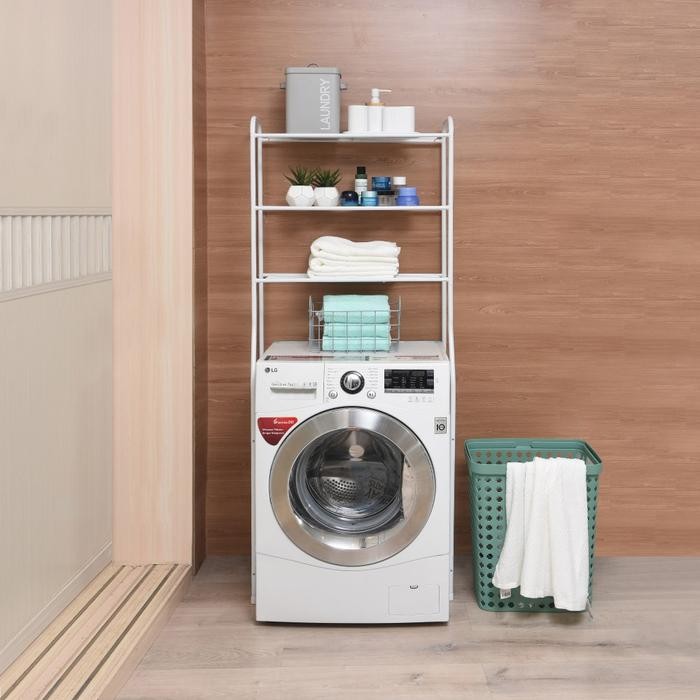 Informa Rak Mesin Cuci 3 Tingkat - Putih