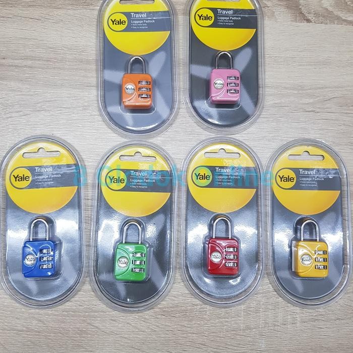 Gembok Koper Yale / Gembok Nomor Yale / Gembok Yale YP1/28/121/1