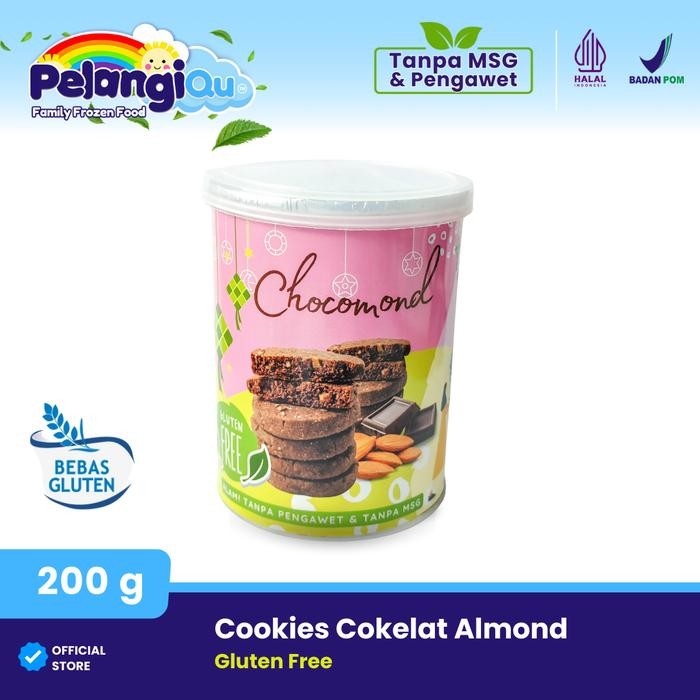 

OR6T Chocomond Cokelat Almond Cookies Gluten Free Alami Non Pengawet Halal