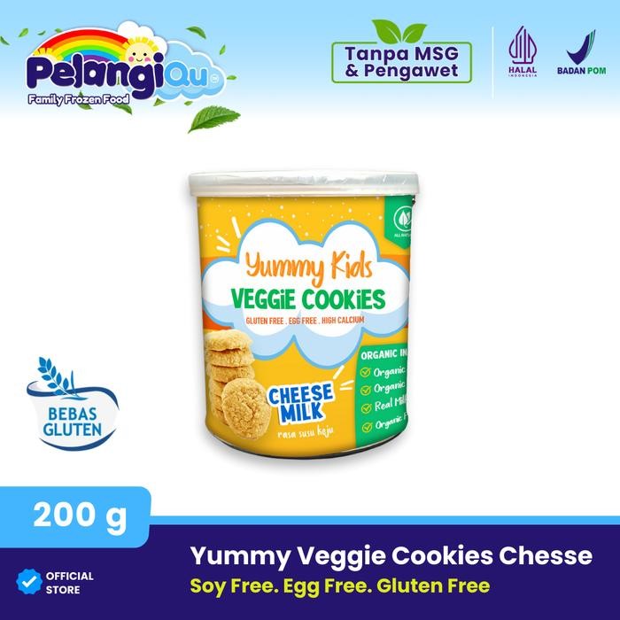 

OR6T Kukis Sayur Organik Keju Susu Gluten Free Egg Free Tanpa Pengawet