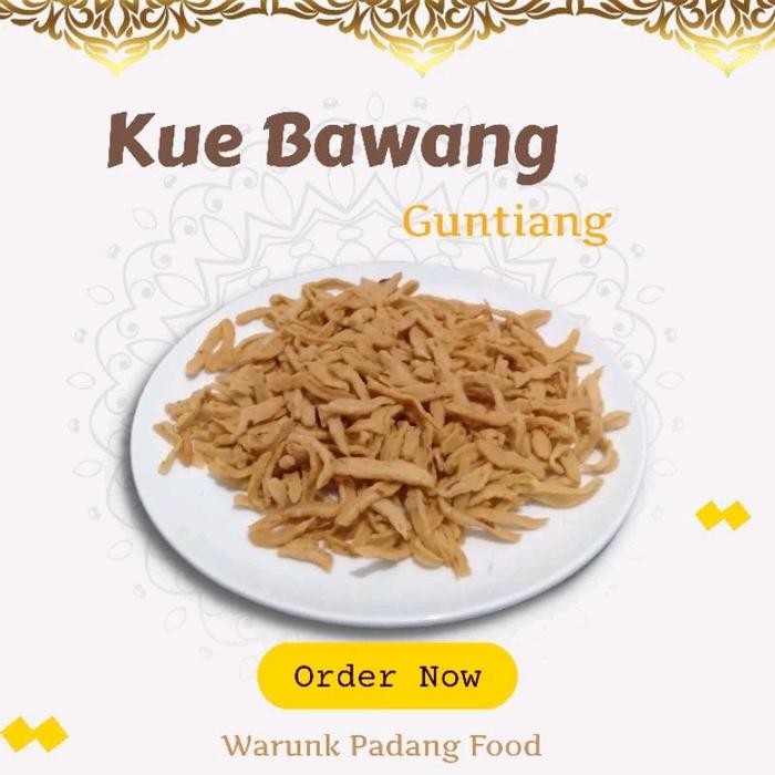 

OR6T Kue Bawang Guntiang / Kue Bawang Gunting / Kue Bawang Padang 500 Gram