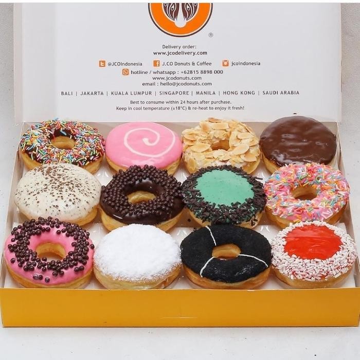 (Allthebest) J CO Donat/ JCO Donut / J CO Donut / J POPS Mini - Dozen