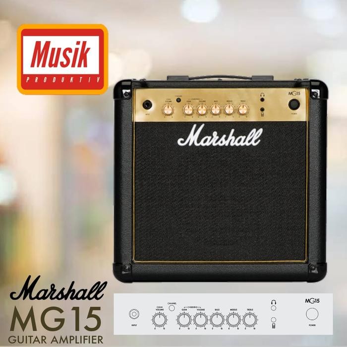 Ampli / Amplifier Marshall MG-15 / MG15 / MG 15 Gold