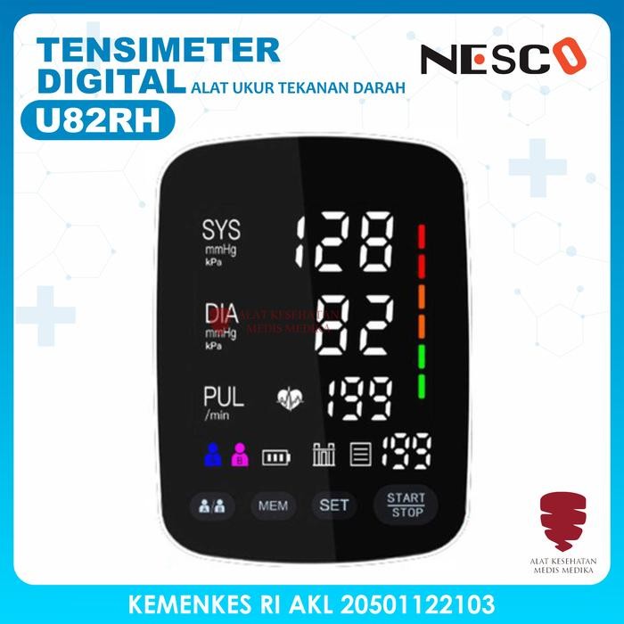 Tensimeter Digital Nesco U82RH - Alat Pengukur Tekanan Darah Lengan Atas dengan Akurasi Tinggi