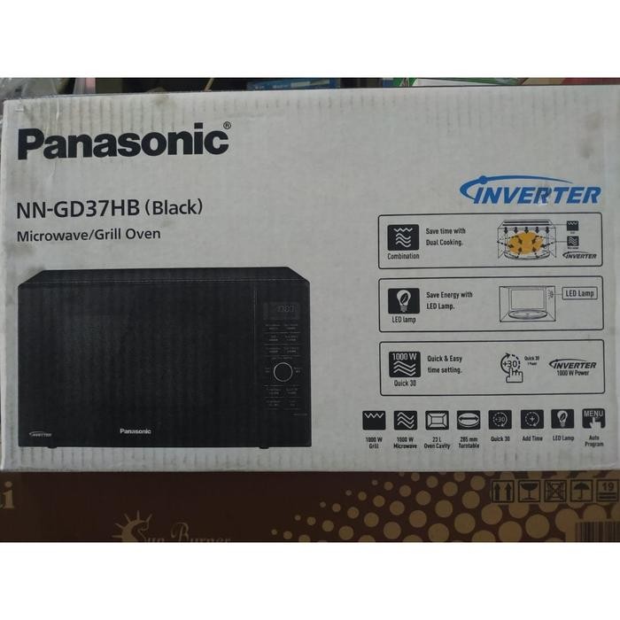 Panasonic Nn-Gd37Hb Black Inverter Crowave / Grill Oven