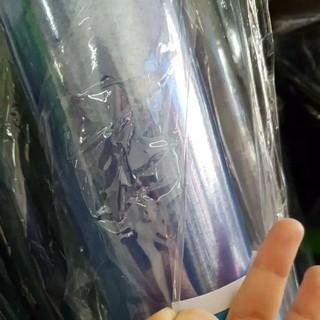 

ASLI Plastik Mika Bening PVC Tipis per Rol / Plastik Sampul Buku READY STOCK