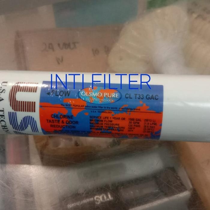 Post Carbon Ro Olsmopure Cl T33 Gac (Taiwan)