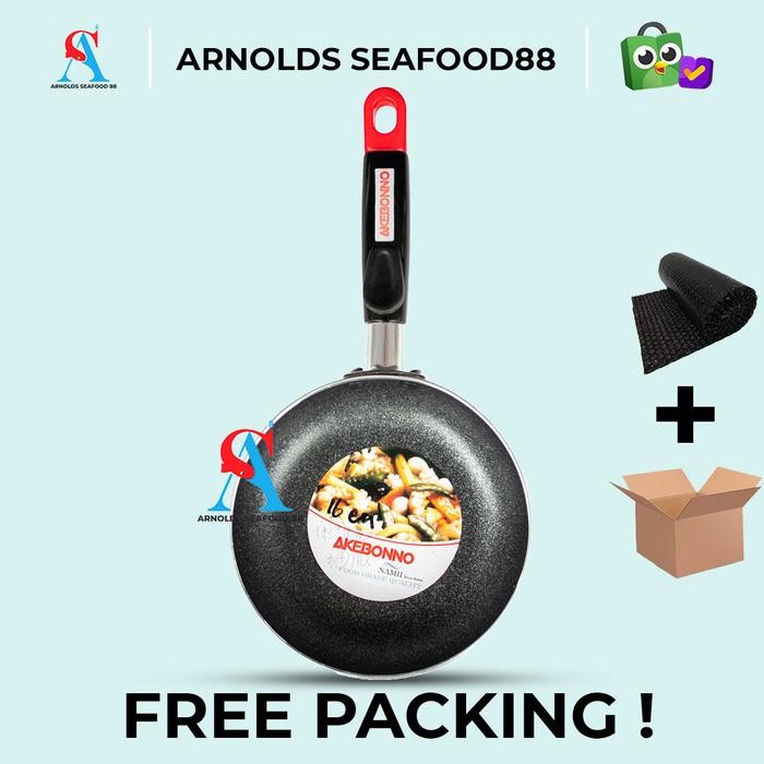 Teflon Anti Lengket Akebono 28 Cm Bahan Marble