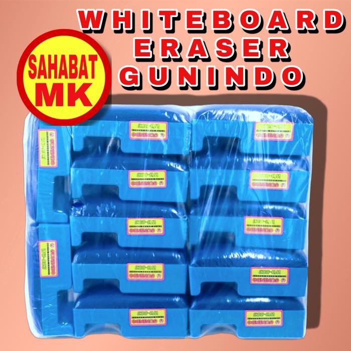 

Whiteboard Eraser / Penghapus Papan Tulis Gunindo / 1 Pack Isi 12 Pcs