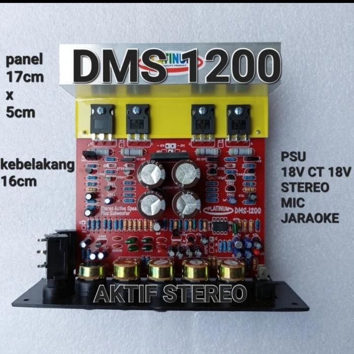 Kit Pcb Aktif Aktive Amplifier Echo Mic Subwoofer Karaoke Subw Stereo