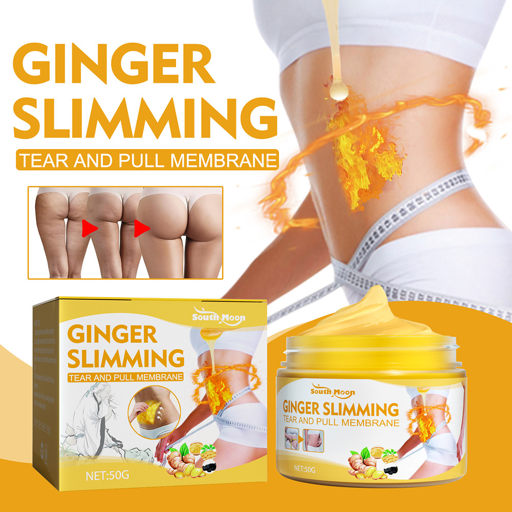 50g Ginger Fat Burning Cream Anti-cellulite Fat Loss Slimming Body Fat Reduction Cream Massage Full 