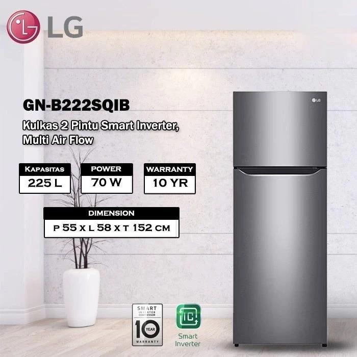 Kulkas Lg Gn-B222Sqib Inverter 2 Pintu B222Sqib