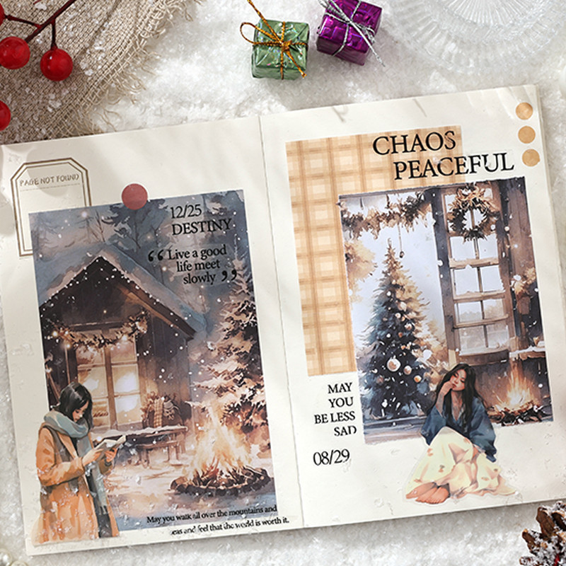 

2Style 90Pcs/bag Morning Impressions Series Material Paper Creative DIY Handbook Scrapbook