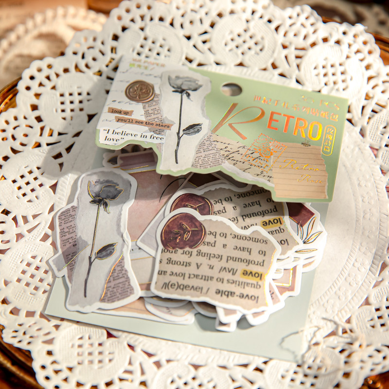 

2Style 30Pcs/bag Creative Small Size Sticker Pack DIY Handbook Material Decoration