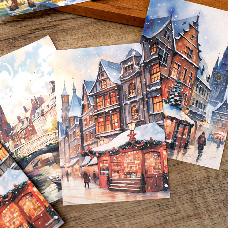 

5Style 50Pcs/bag picking journal series material book DIY handbook scrapbook phone case