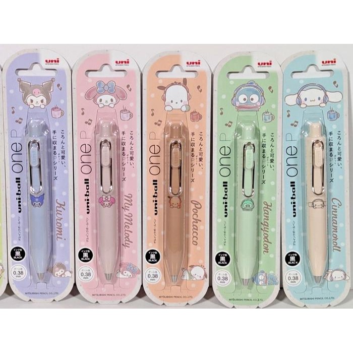 

UNI UNIBALL ONE POCKET SANRIO KEROPPI KUROMI GEL INK PEN 0.38MM MITSUBISHI UNI-BALL LIMITED EDITION