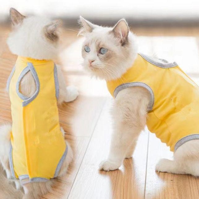 Baju Kucing & Anjing Untuk Recovery/ Baju Steril Kucing Betina / Baju