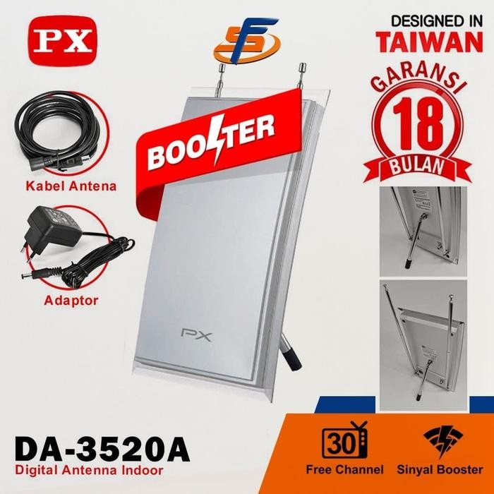 Murah Px Da-3520A Antena Dalam Led Tv Digital Indoor Da 3520 A Dvbt2 Termurah