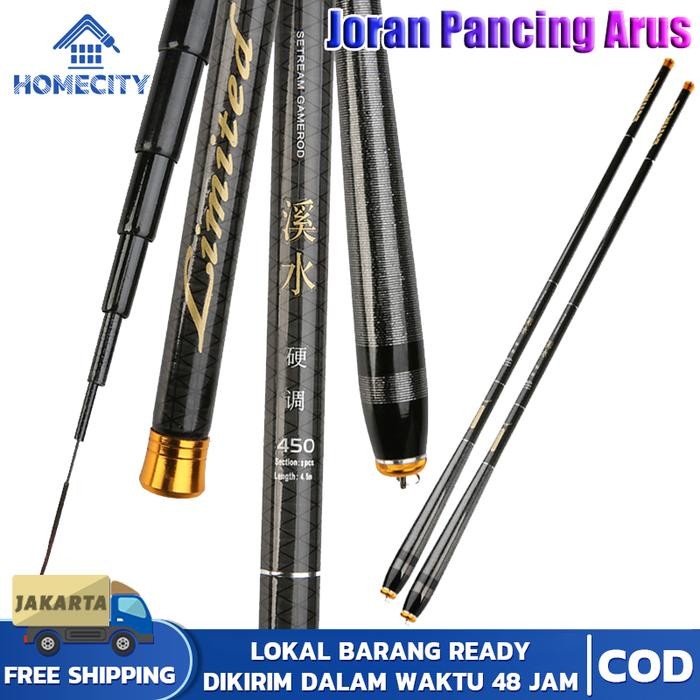 (COD) tegek pancing super kuat / Joran Pancing Arus / tegek 360 450 murah ringan kuat / joran tegek