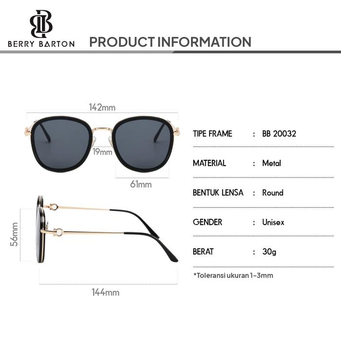 Kacamata hitam bulat sunglasses oversize Anti UV 400 untuk wanita wajah sedang yang cantik Frame