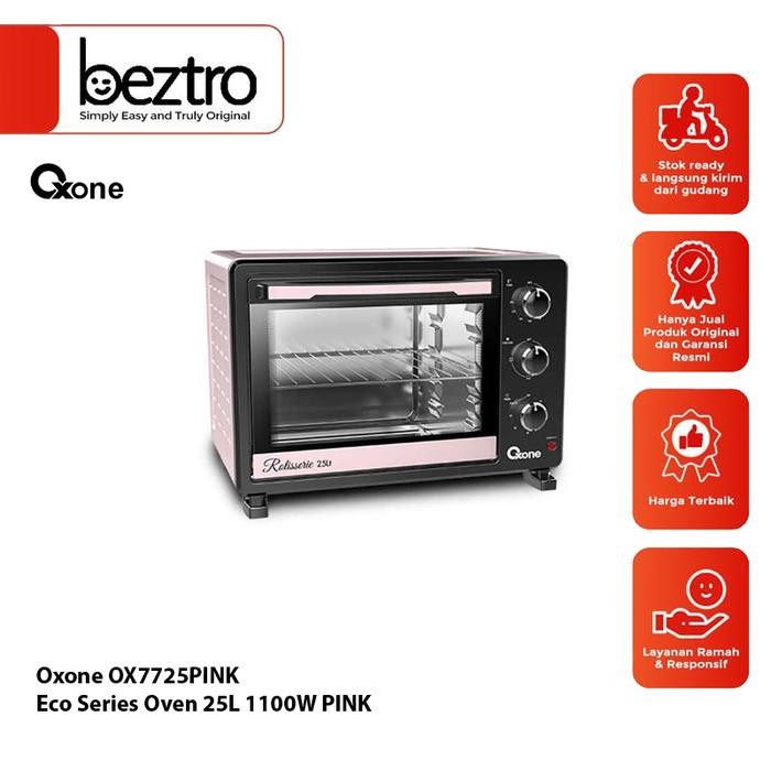 OXONE Eco Series Oven OX-7725 Warna PINK OX 7725 25 Liter