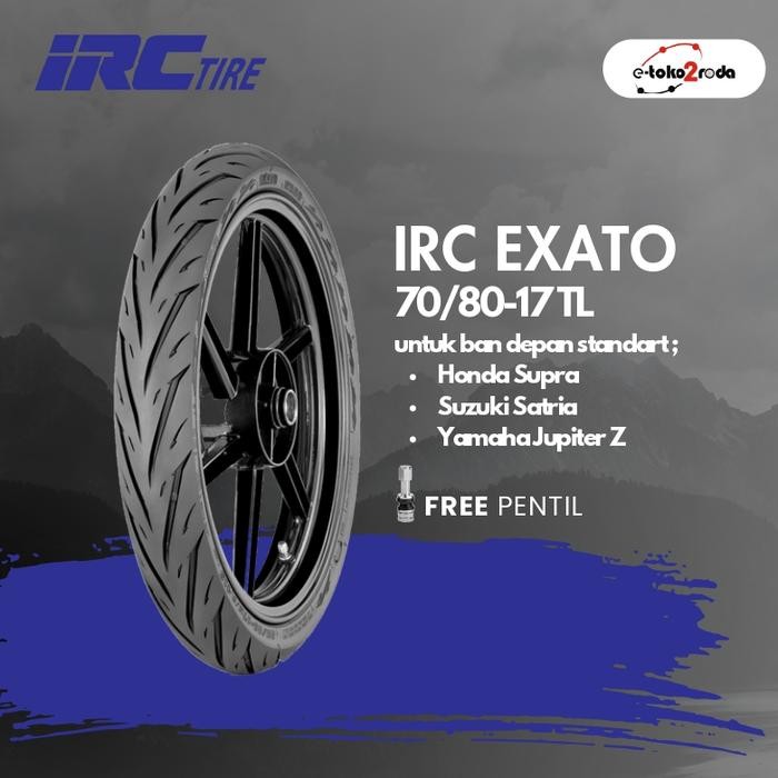 BAN IRC TUBELESS NR88 70/80 RING 17