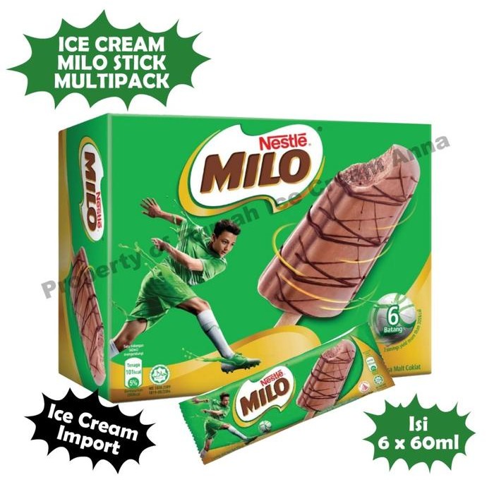 

4ZMI Ice Cream / Es Krim Milo Stick Multipack - Nestle