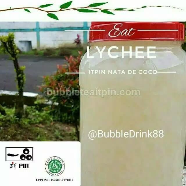 

4ZMI Itpin Nata De Coco Lychee Premium Quality 3.5Kg Khusus Go Send / Grab