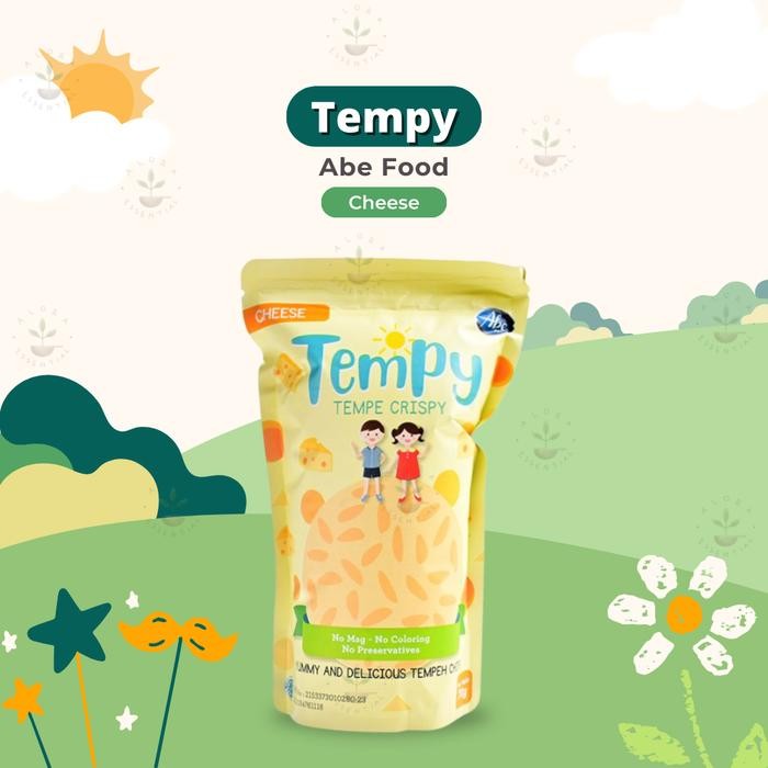 

4ZMI Abe Food Tempy Tempe Crispy Cheese - Snack Cemilan Kripik Tempe Cheese
