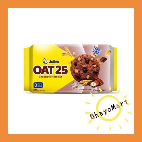

4ZMI Julies Oat 25 Chocolate Cookies / Hazelnut And Chocolate Chips 200 Gram