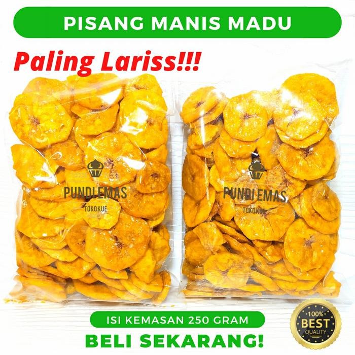 

4ZMI Keripik Pisang Manis / Kripik Pisang Coin Nangka 500 Gram Cemilan