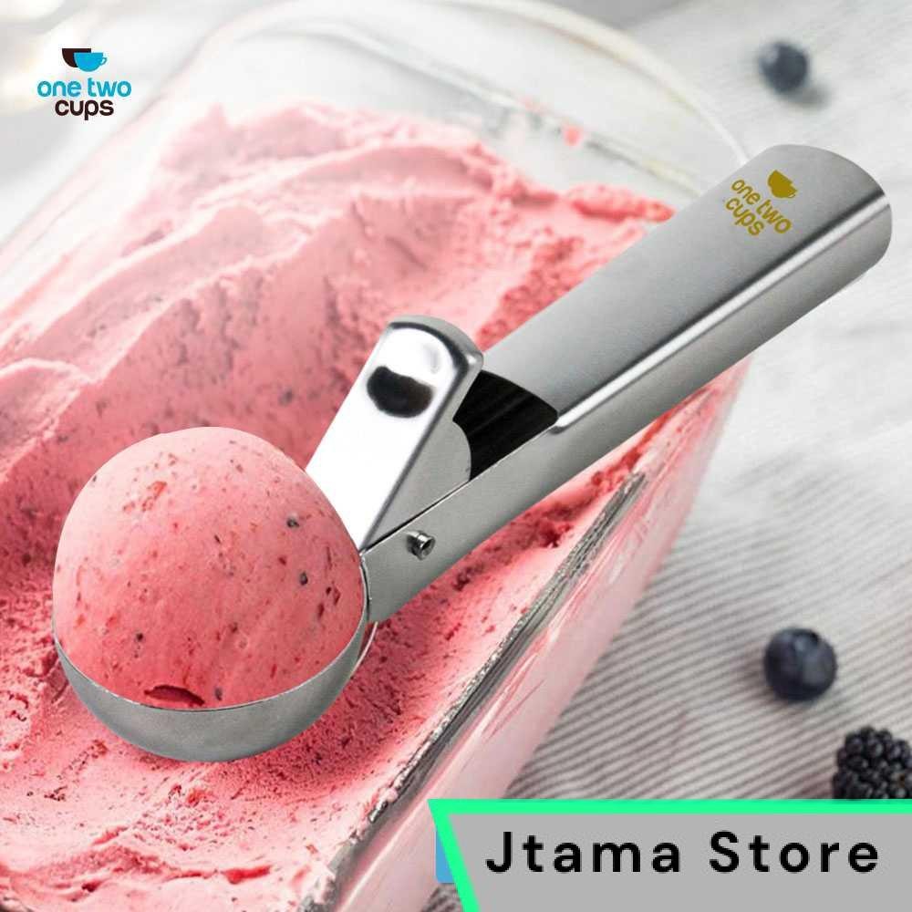

One Two Cups Sendok Scoop Es Krim dan Buah Stainless Steel 47mm - 164Z