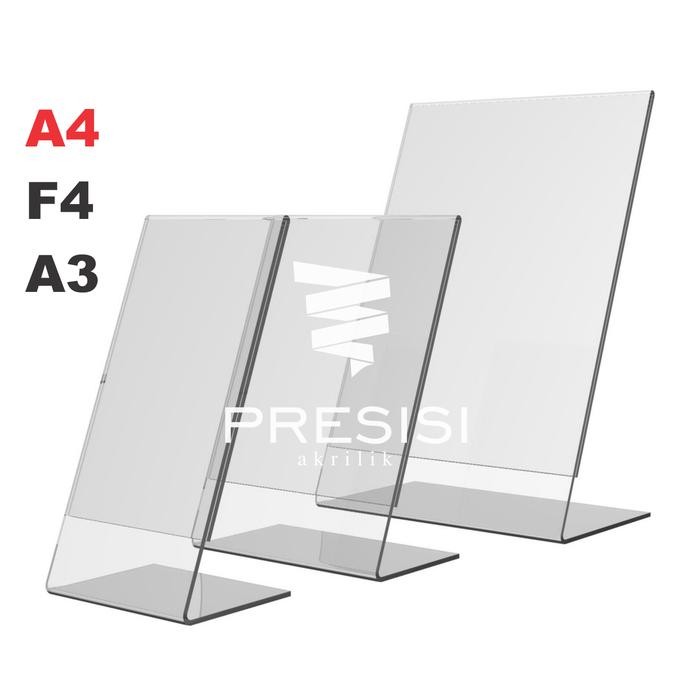 

ORIGINAL Display A4 Brosur/Pamfleat Akrilik ( Acrylic ) READY STOCK