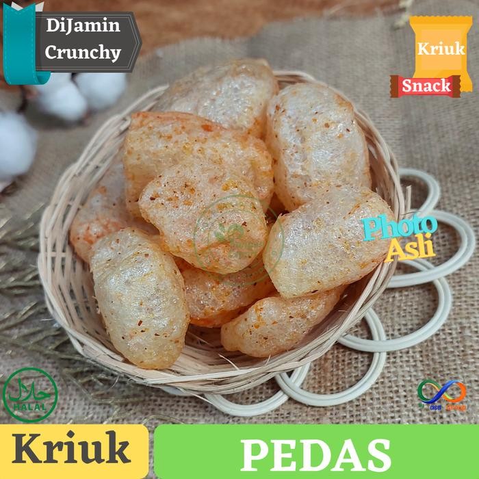 

IOI2 Kerupuk Kulit Langsung Makan Gurih Pedas Thailand , Kerupuk Rambak