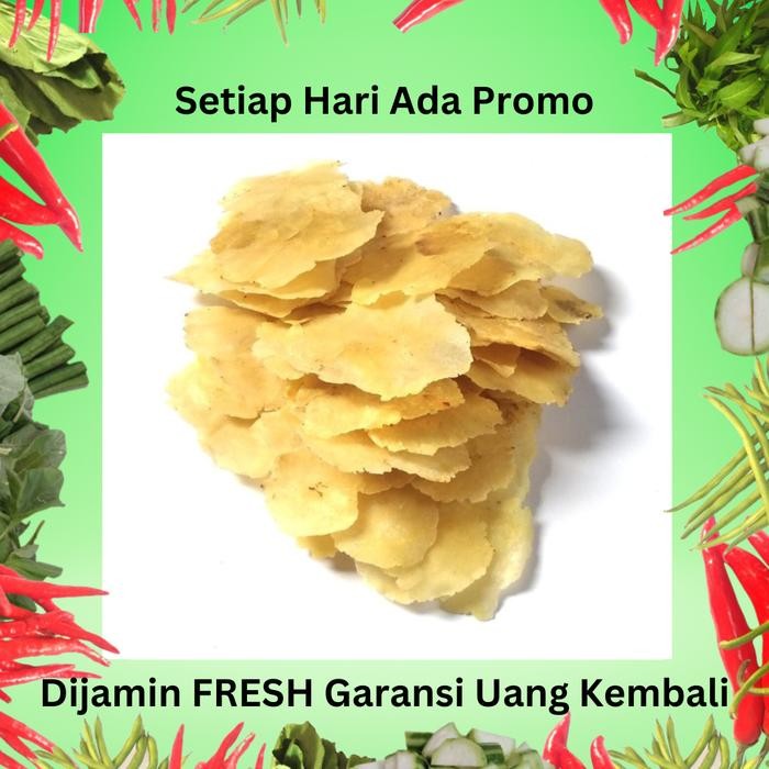 

IOI2 Kerupuk Emping Mentah/Kerupuk Melinjo/Pasar Moderen Online-250Gr