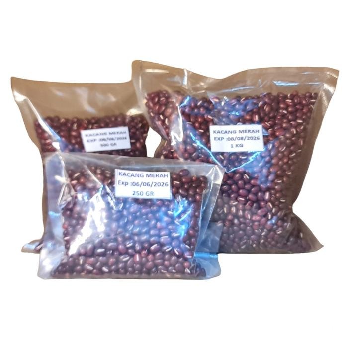 

IOI2 Kacang Merah Kecil Adzuki Es Mpasi Impor Red Bean Org4N1C 250 500 1000 Gram 1 Kg