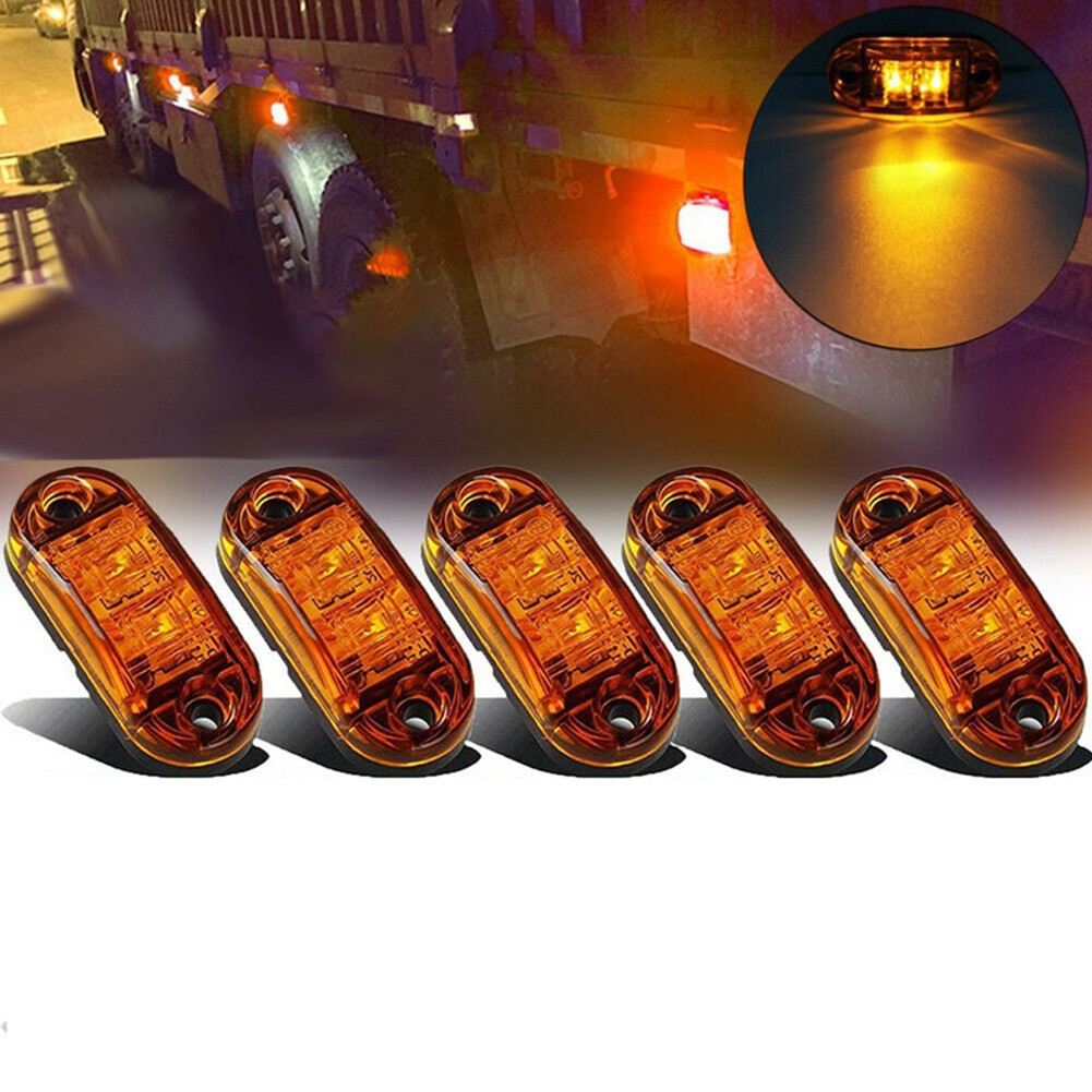 5pcs LED Side Marker Lights Universal Signal Lamp Side Marker Lights