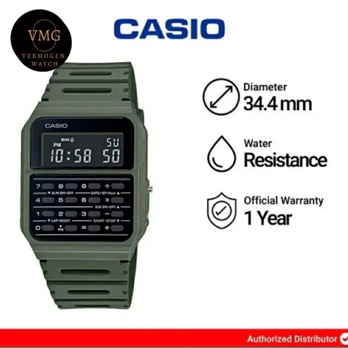 

JAM TANGAN CASIO KALKULATOR CA-53WF-8B ORIGINAL & BERGARANSI