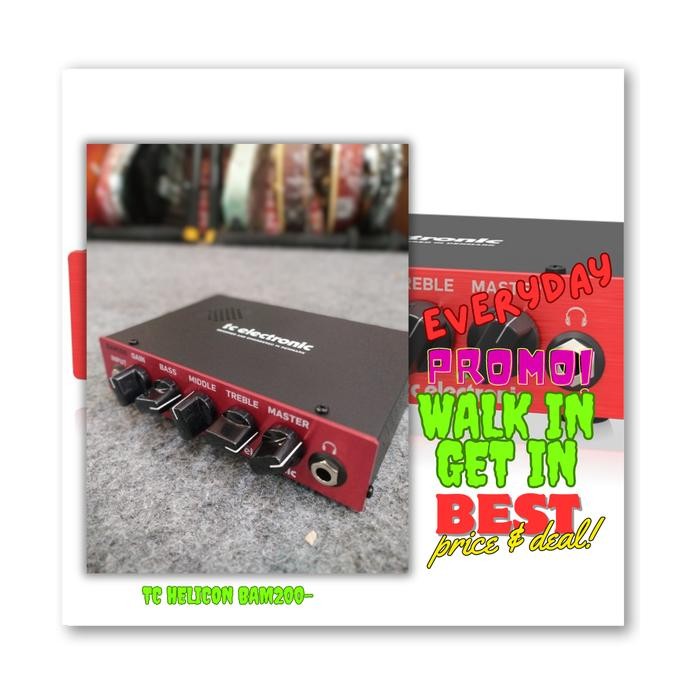 

TC ELECTRONIC BAM200 ULTRA COMPACT 200 WATT BMJ