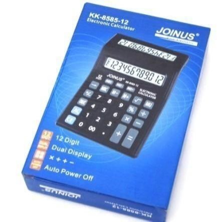 

DUAL LCD SCREEN CALCULATOR 12 DIGITS KK-8585-12