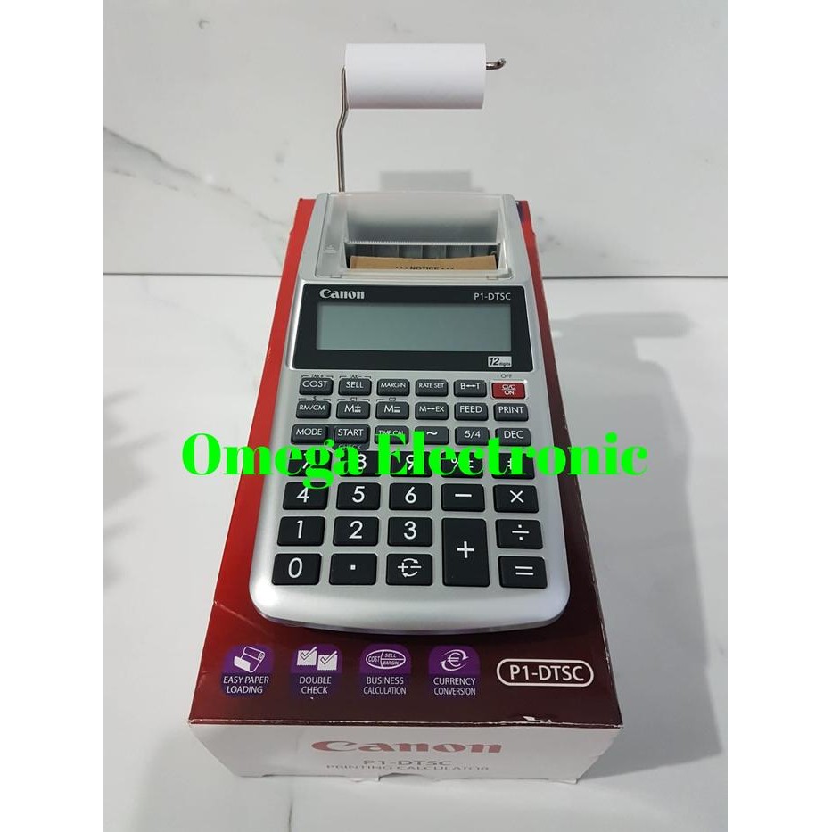 

CANON PRINTING CALCULATOR P1-DTSC - KALKULATOR KASIR PRINTER STRUK P1