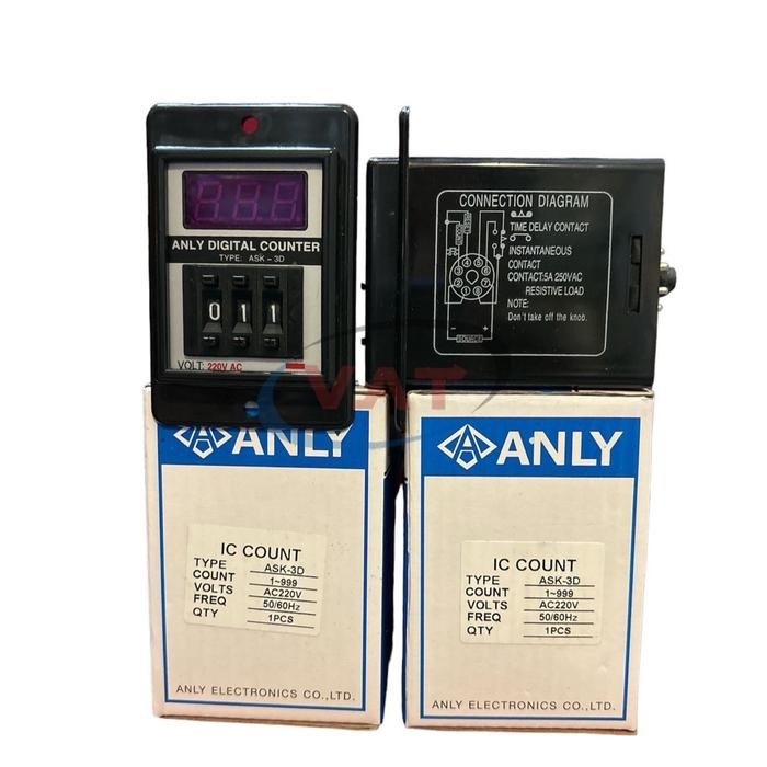 

ANLY DIGITAL COUNTER TYPE ASK-3D
