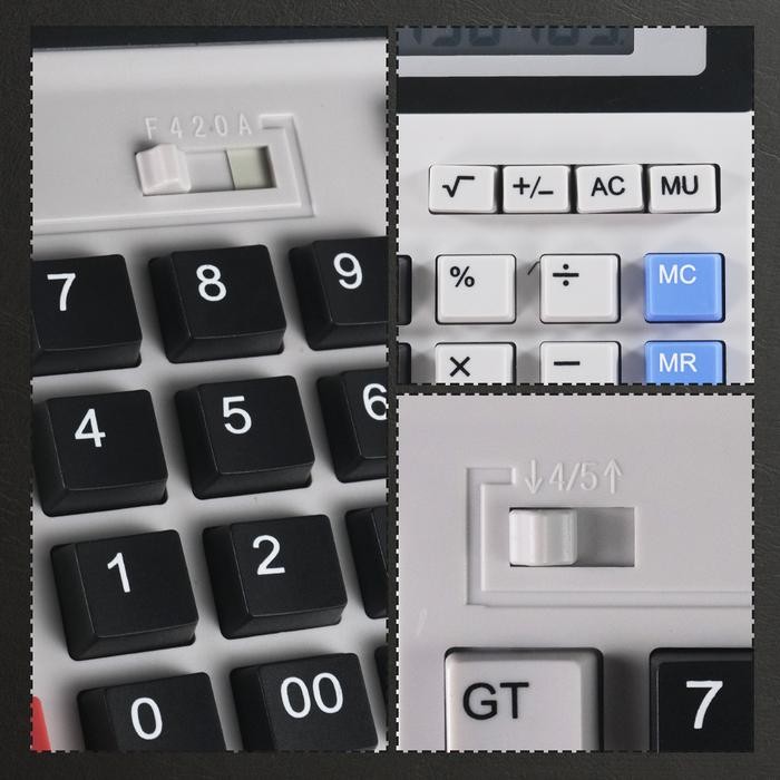 

KALKULATOR 12 DIGIT LARGE LCD DISPLAY TWO WAY POWER SOLAR - DS-200ML