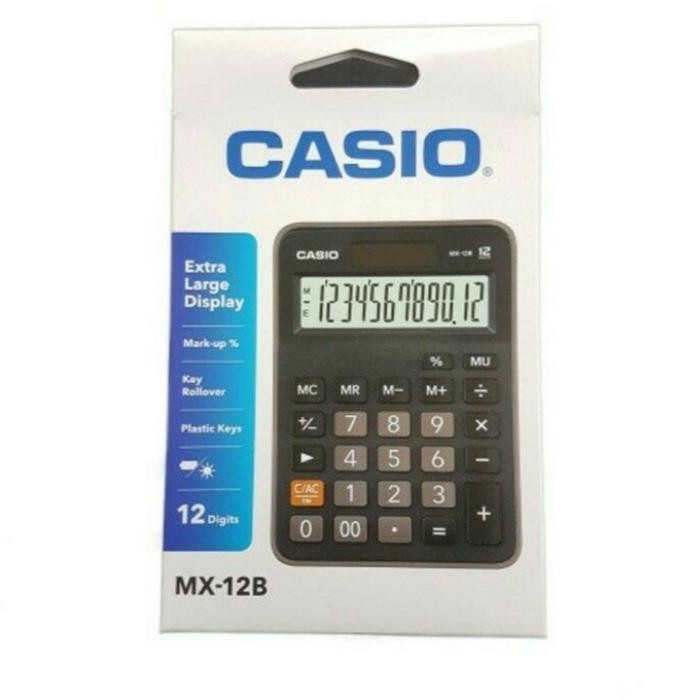 

KALKULATOR/CALCULATOR CASIO MX ~12B 12 DIGITS /PUTIH/HITAM