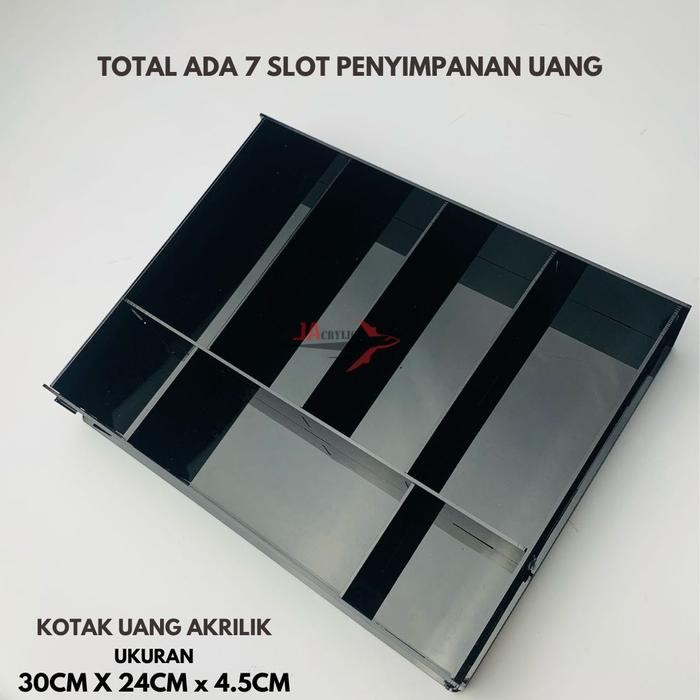 

KOTAK UANG AKRILIK LACI UANG AKRILIK TEMPAT UANG KASIR CASH DRAWER AKRILIK